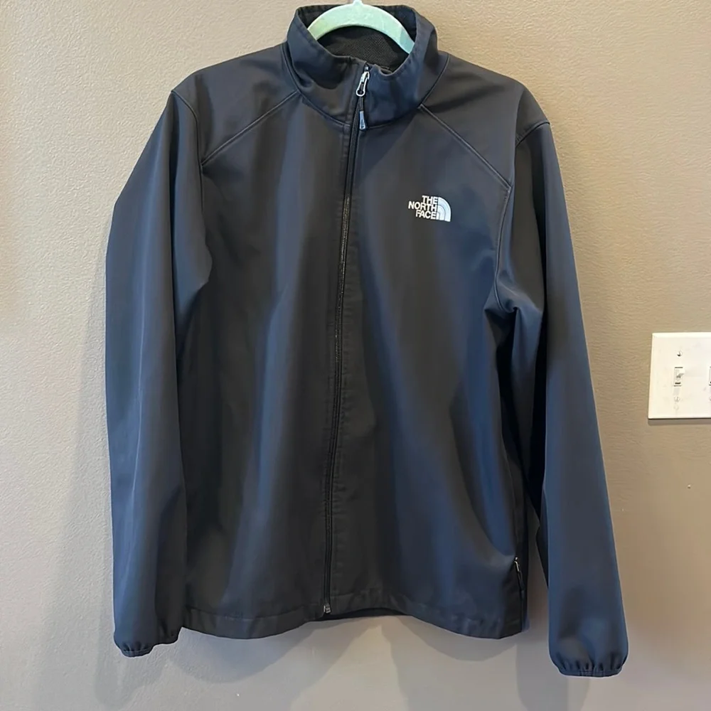 THE NORTH FACE Black Mens Sz large Full Zip Jacket